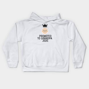 PROMOTED TO GRANDPA 2020 Kids Hoodie